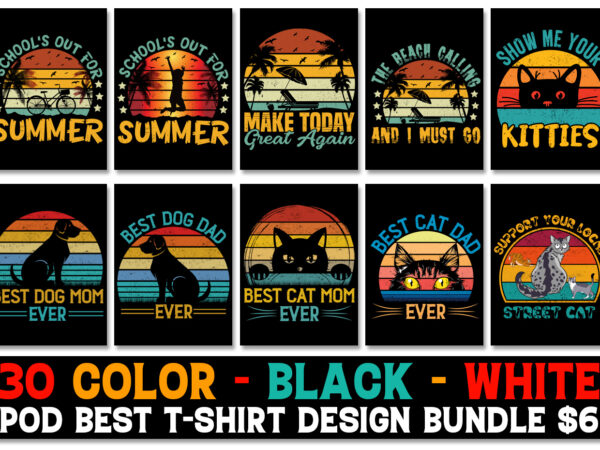 T-shirt design bundle