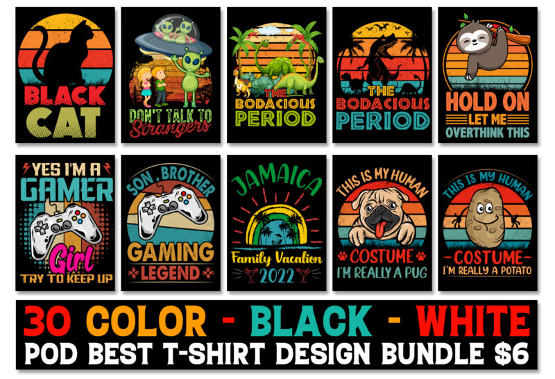 T-Shirt Design Bundle