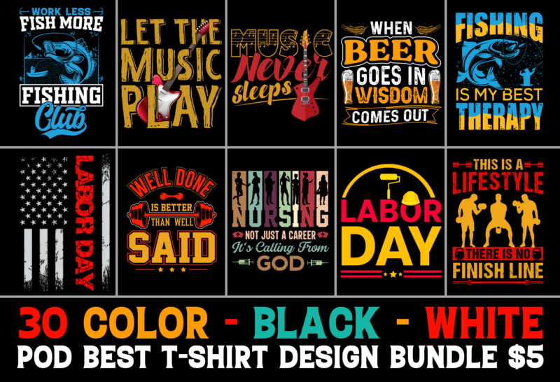 T-Shirt Design Bundle