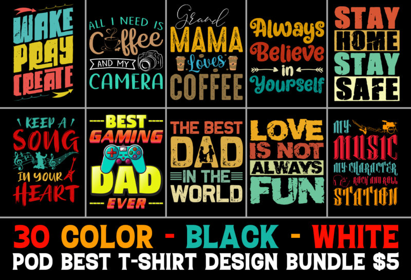 T-Shirt Design Bundle