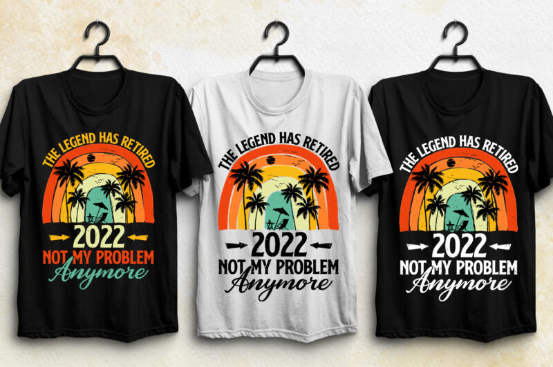 Sunset Retro Vintage T-Shirt Design Bundle