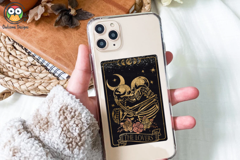 The Lovers tarot Sublimation Design