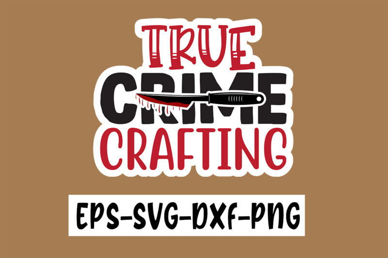 True Crime Sticker Design Bundle