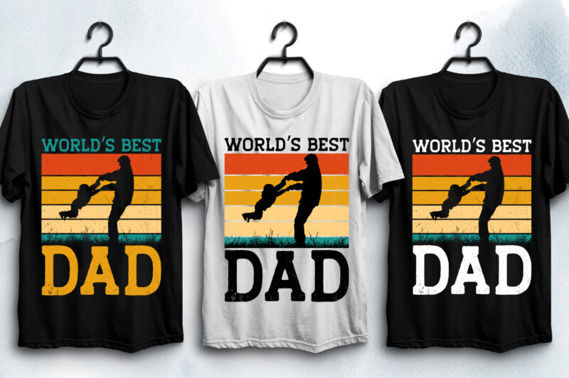 Dad Father Papa T-Shirt Design Bundle