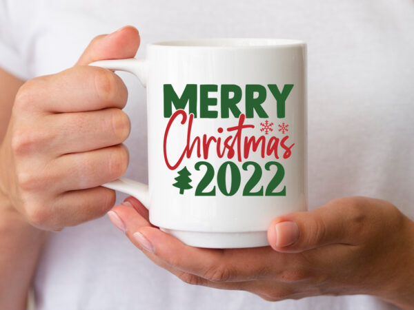 Merry christmas 2022 svg t shirt designs for sale