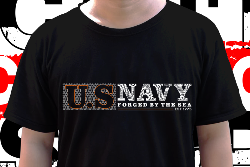 Usa Military T shirt Design, Us Navy T shirt Designs Grphic Vector, Svg, Eps, Png, Sublimation, 4Th of July