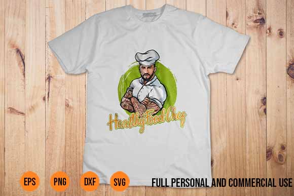 CHEF svg Character Vector ART Shirt Design