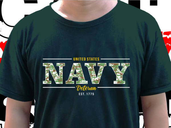 Usa military t shirt design, us navy t shirt designs grphic vector, svg, eps, png, sublimation, 4th of july