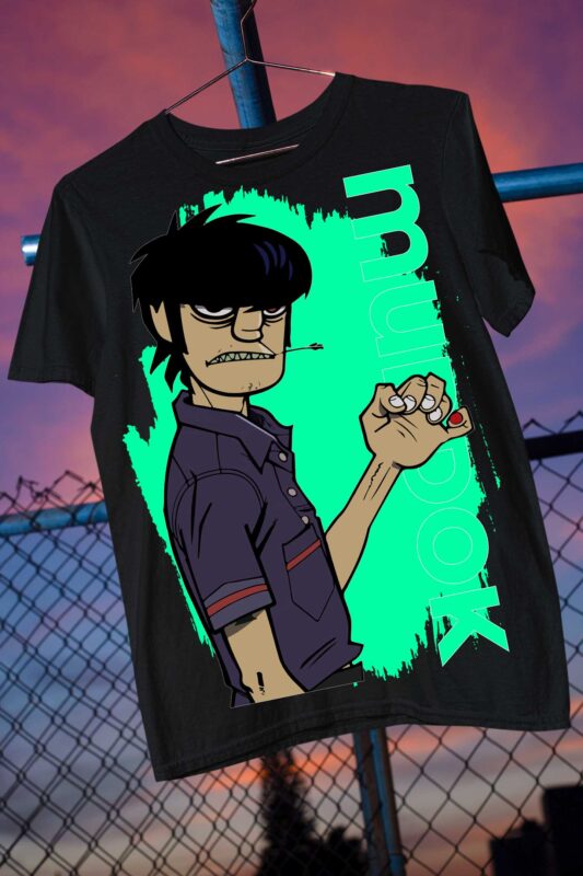 Gorillaz Noodle Murdoc Russel Music Humanz Fan Art Parody