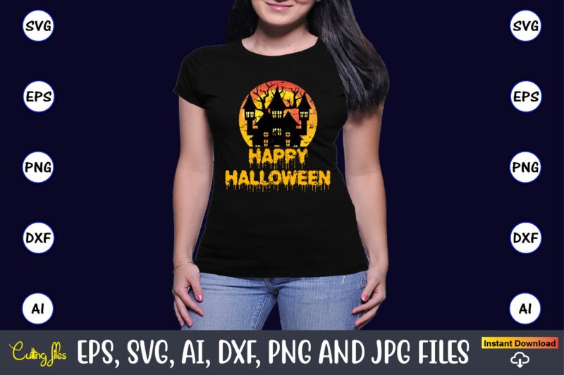 Happy Halloween, Halloween Svg,Halloween t-shirt, Halloween t-shirt design, Halloween Svg Bundle, Halloween Clipart Bundle, Halloween Cut File, Halloween Clipart Vectors, Halloween Clipart Svg, Halloween Svg Bundle , Hocus Pocus SVG