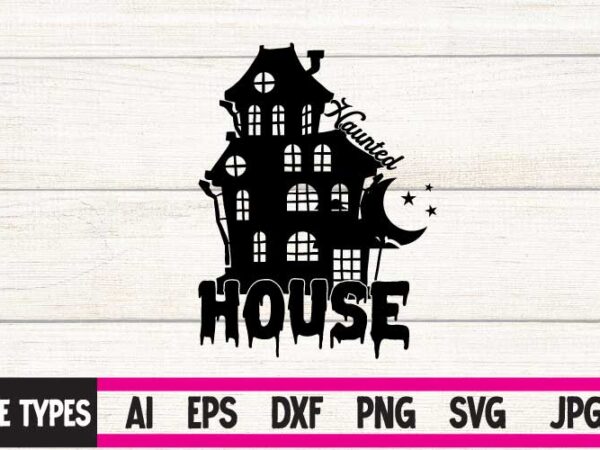 Haunted house t-shirt,halloween svg, dinosaur skeleton svg, spooky saurus rex svg, kids cut files, funny t-rex with pumpkin svg, dxf, eps, png, silhouette, cricut,halloween svg bundle, halloween clipart, halloween svg