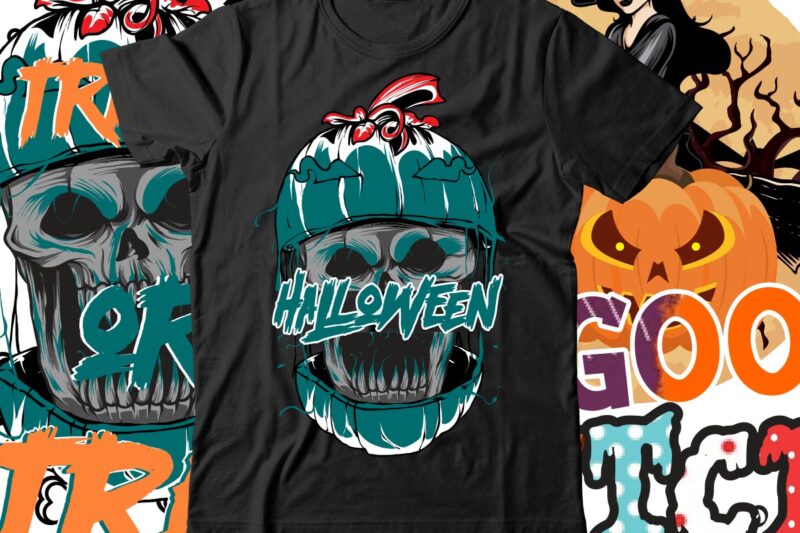 Halloween T- Shirt Design , Halloween t shirt bundle, halloween t