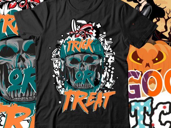 Trick or treat t- shirt design