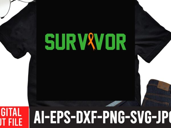 Survivor svg cut file t shirt template vector