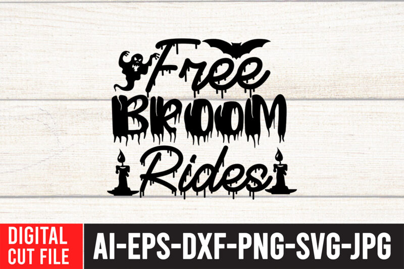 Free Broom Rides T-shirt Design,Halloween Svg, Dinosaur Skeleton Svg, Spooky Saurus Rex Svg, Kids Cut Files, Funny T-Rex with Pumpkin Svg, Dxf, Eps, Png, Silhouette, Cricut,HALLOWEEN SVG Bundle, HALLOWEEN Clipart,