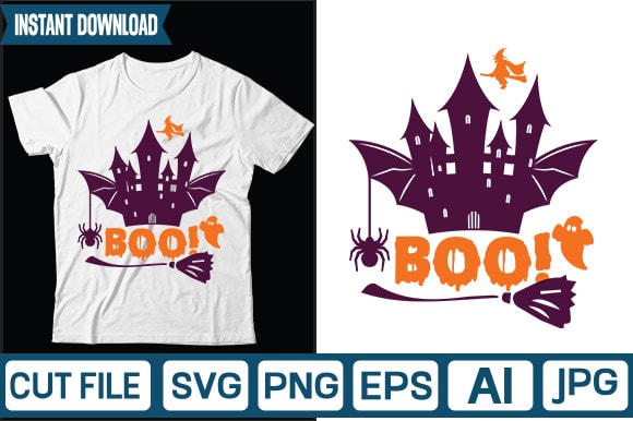 Boo! svg vector t-shirt design,halloween svg bundle, halloween clipart, halloween svg, png files for cricut, halloween cut files, haloween silhouette, witch, scarry,halloween svg bundle, halloween svg files for cricut, halloween