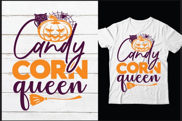 Candy corn queen svg vector t-shirt design,halloween svg bundle, halloween clipart, halloween svg, png files for cricut, halloween cut files, haloween silhouette, witch, scarry,halloween svg bundle, halloween svg files for
