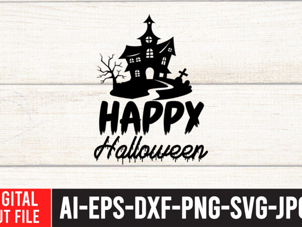 Happy halloween t-shirt design,halloween svg, dinosaur skeleton svg, spooky saurus rex svg, kids cut files, funny t-rex with pumpkin svg, dxf, eps, png, silhouette, cricut,halloween svg bundle, halloween clipart, halloween