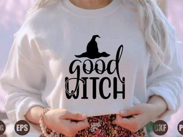 Good witch t shirt design template