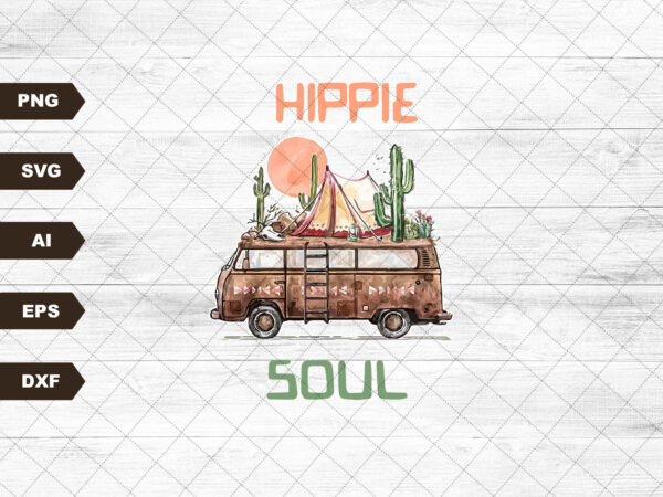 Hippie soul | sublimation designs downloads | svg | instant download | svg files for sublimation | boho | boho svg | sublimation designs