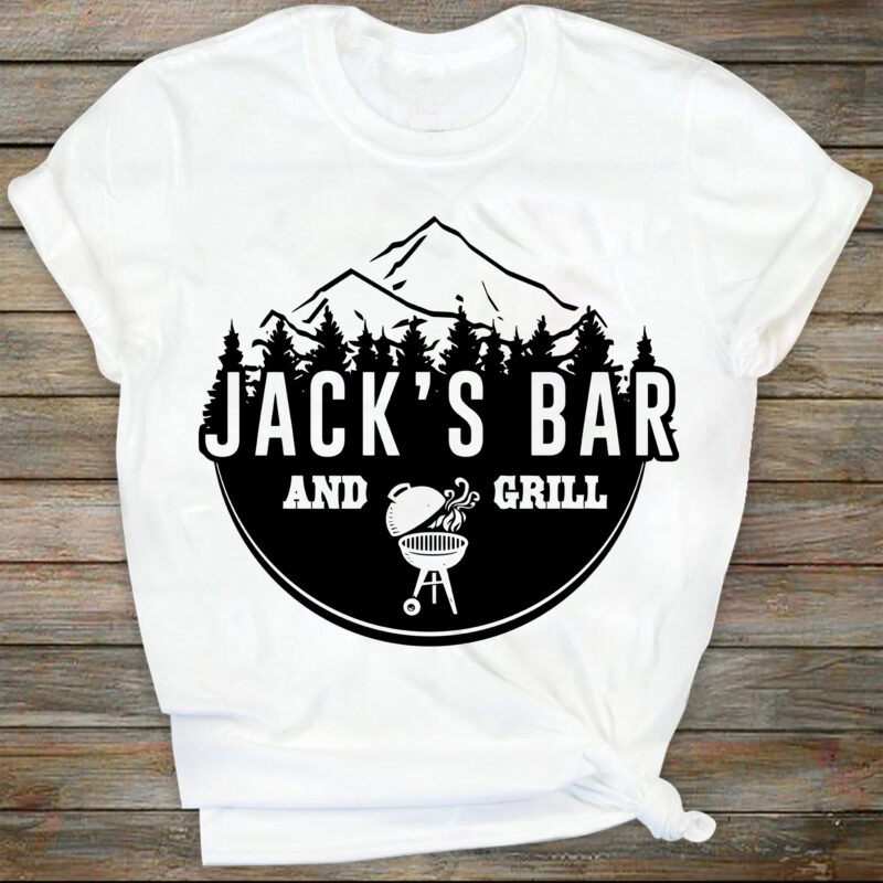 Virgin River PNG file for sublimation printing DTG printing – Jack’s Bar Png Sublimation design download, T-shirt design – Mountain Png