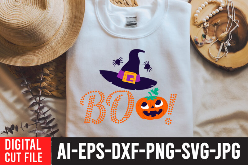 BOO! SVG Design , Bad witch sublimation design , witchy & wild svg cut file , halloween clipart, halloween svg files for cricut, halloween cut files,halloween bundle svg, halloween vector,