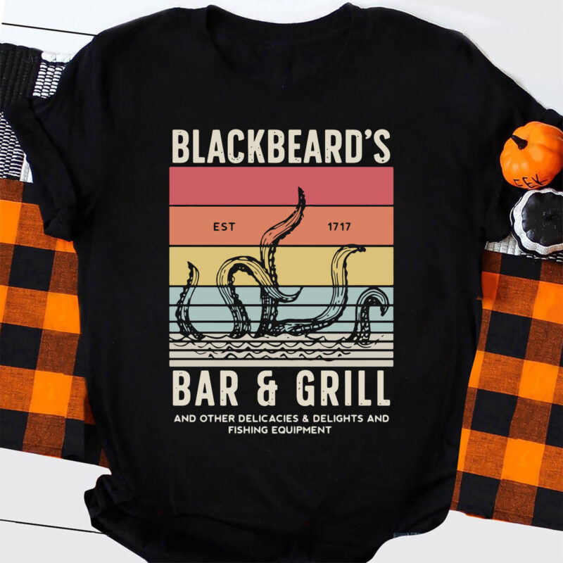 Black Beard’s Bar and Grill svg, Our Flag Means Death Est 1717 svg, LGBT svg