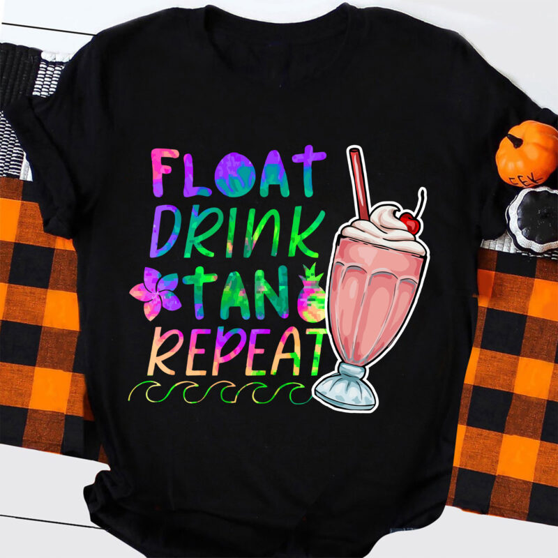 Float Drink And Tan Repeat Summer Sublimation Design, Summer Design svg, Float Drink svg, Leopard And Glitter Summer Png Downloads