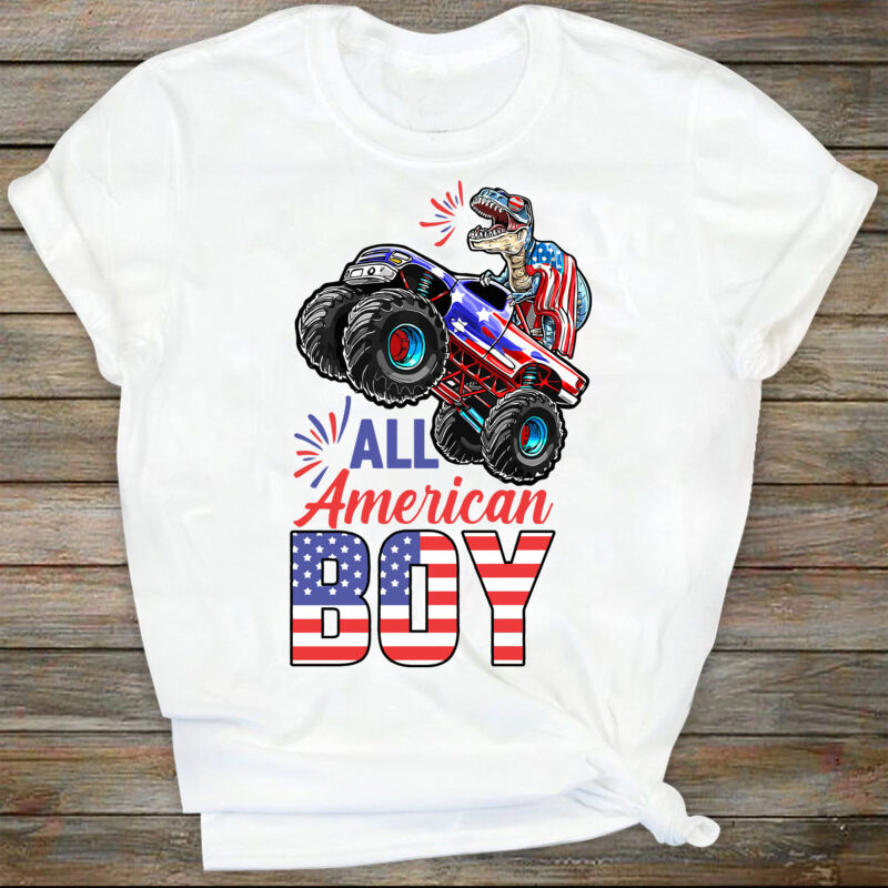 Western All American Boy svg Sublimation Design, Monster Truck American Flag svg, Happy 4th Of July svg, Camo American Boy Png Download