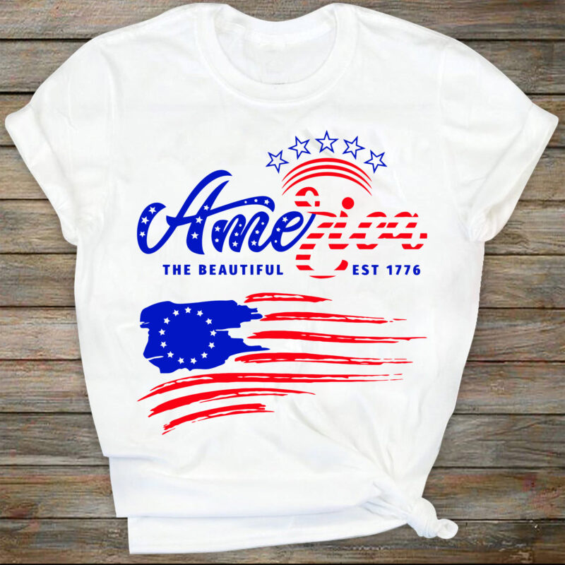 America The Beautiful Fourth Of July Svg, Independence Day, Svg, SVG ...