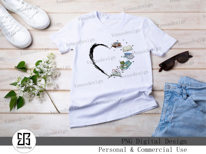 Reading Books Sublimation Bundle Tshirt Design