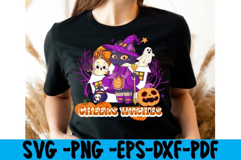 Cheers Witches T-shirt Design,HALLOWEN T-SHIRT Design,Fall svg bundle , fall t-shirt design bundle , fall svg bundle quotes , funny fall svg bundle 20 design , fall svg bundle, autumn