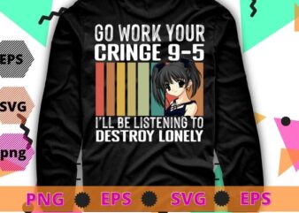 Amazoncom Chibi Beer Sister Dies from Cringe Anime Manga Girl Meme TShirt   ביגוד נעליים ותכשיטים