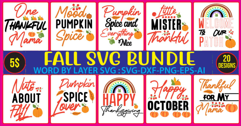 Fall svg bundle , fall t-shirt design bundle , fall svg bundle quotes , funny fall svg bundle 20 design , fall svg bundle, autumn svg, hello fall svg, pumpkin