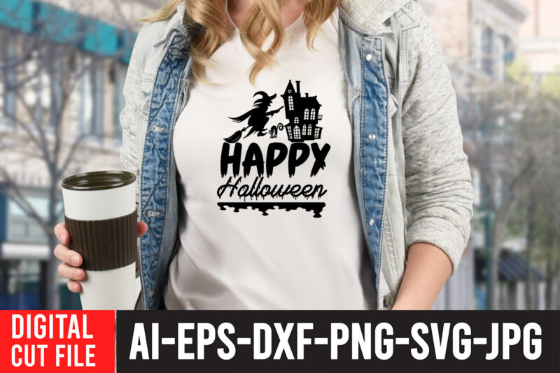 Happy Halloween 2 T-shirt Design,Halloween Svg, Dinosaur Skeleton Svg, Spooky Saurus Rex Svg, Kids Cut Files, Funny T-Rex with Pumpkin Svg, Dxf, Eps, Png, Silhouette, Cricut,HALLOWEEN SVG Bundle, HALLOWEEN Clipart,