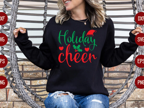 Holiday cheer graphic t shirt