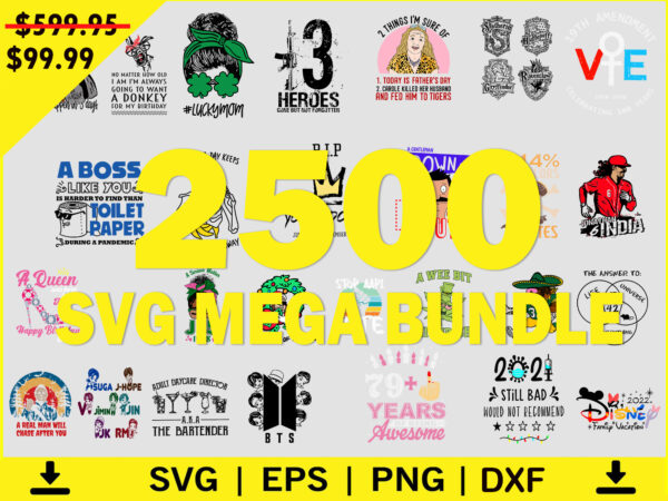 2500 files svg mega bundle, halloween svg bundle, christmas bundle svg, designs bundle for commercial use