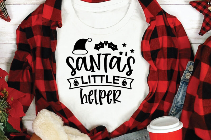 Santa's Little Helper t shirt design template,Christmas t shirt template bundle,Christmas t shirt vectorgraphic,Christmas t shirt design template,Christmas t shirt vector graphic, Christmas t shirt design for sale, Christmas t