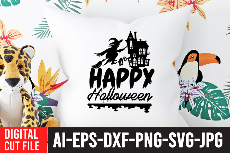 Happy Halloween 2 T-shirt Design,Halloween Svg, Dinosaur Skeleton Svg, Spooky Saurus Rex Svg, Kids Cut Files, Funny T-Rex with Pumpkin Svg, Dxf, Eps, Png, Silhouette, Cricut,HALLOWEEN SVG Bundle, HALLOWEEN Clipart,