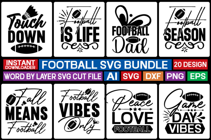 Football Svg Mega Bundle,Football svg bundle , soccer ball svg, football mom svg, soccer svg, football silhouette svg, football svgs, distressed football svg, eagles football svg, tigers football svg, football