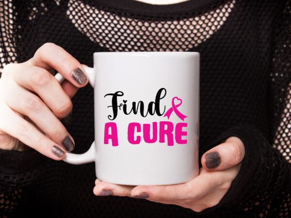 Find a cure t shirt graphic design