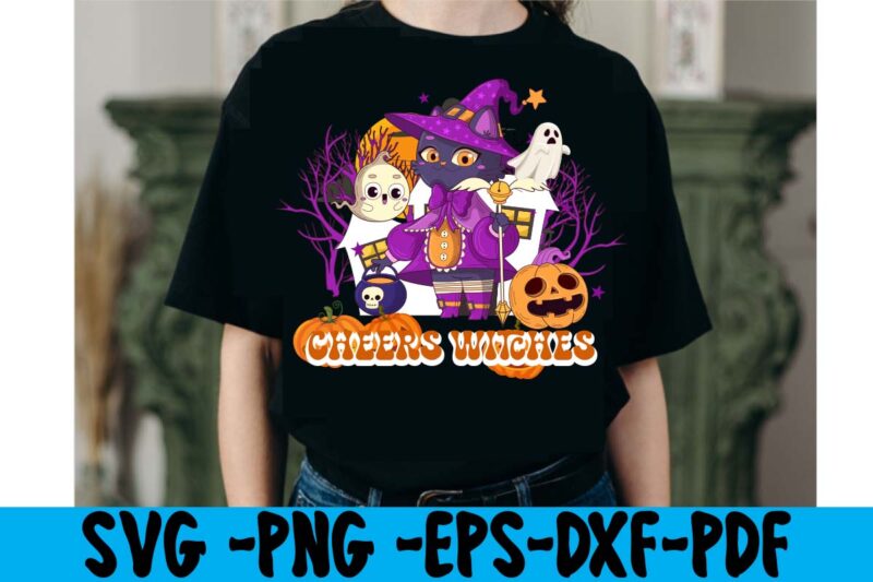 Cheers Witches T-shirt Design,HALLOWEN T-SHIRT Design,Fall svg bundle , fall t-shirt design bundle , fall svg bundle quotes , funny fall svg bundle 20 design , fall svg bundle, autumn