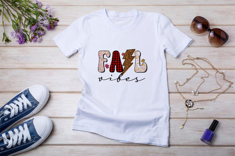 Happy Fall Sublimation Bundle Tshirt Design