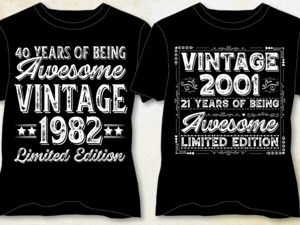 Awesome vintage limited edition t-shirt design