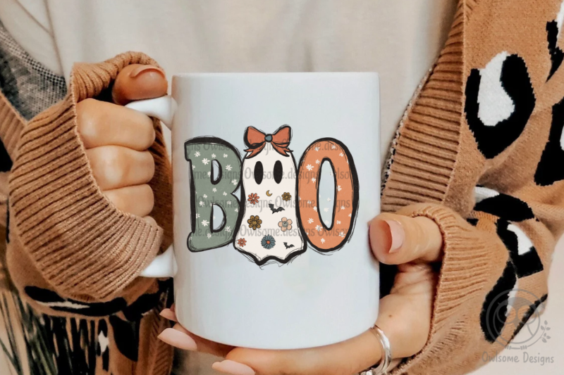 BOO Ghost Girl Sublimation