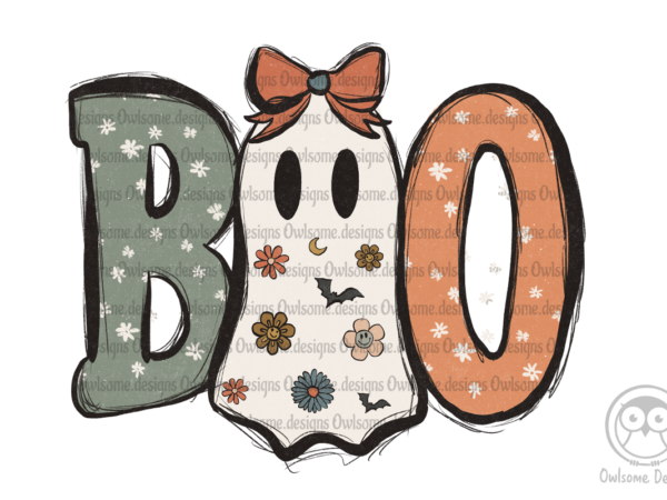 Boo ghost girl sublimation t shirt template