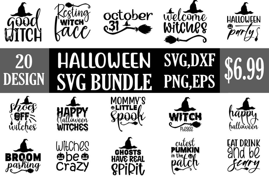 Halloween Svg Bundle - Buy T-shirt Designs