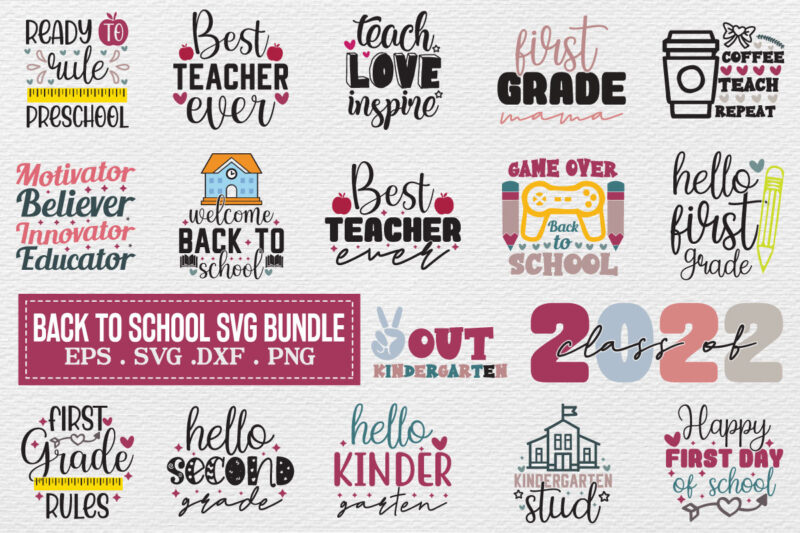 Back to School Svg Bundle