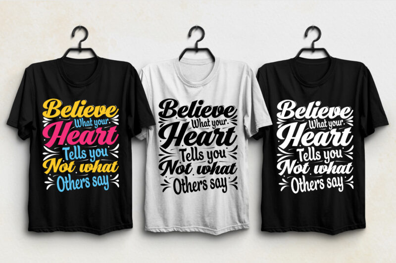 Typography T-Shirt Design Bundle