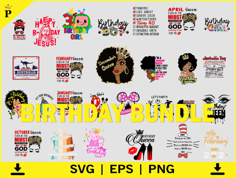 Birthday drip svg and drip squad for cutting cricut or silhouette file  bundle